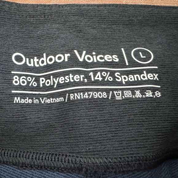 NWOT Outdoor Voices OG Textured Compression 7/8 Legging - Picture 6 of 6